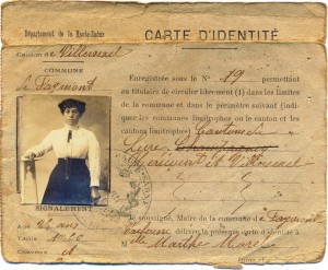 carte d'identité Morel Marthe