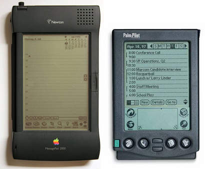 Apple Newton vs Palm Pilot